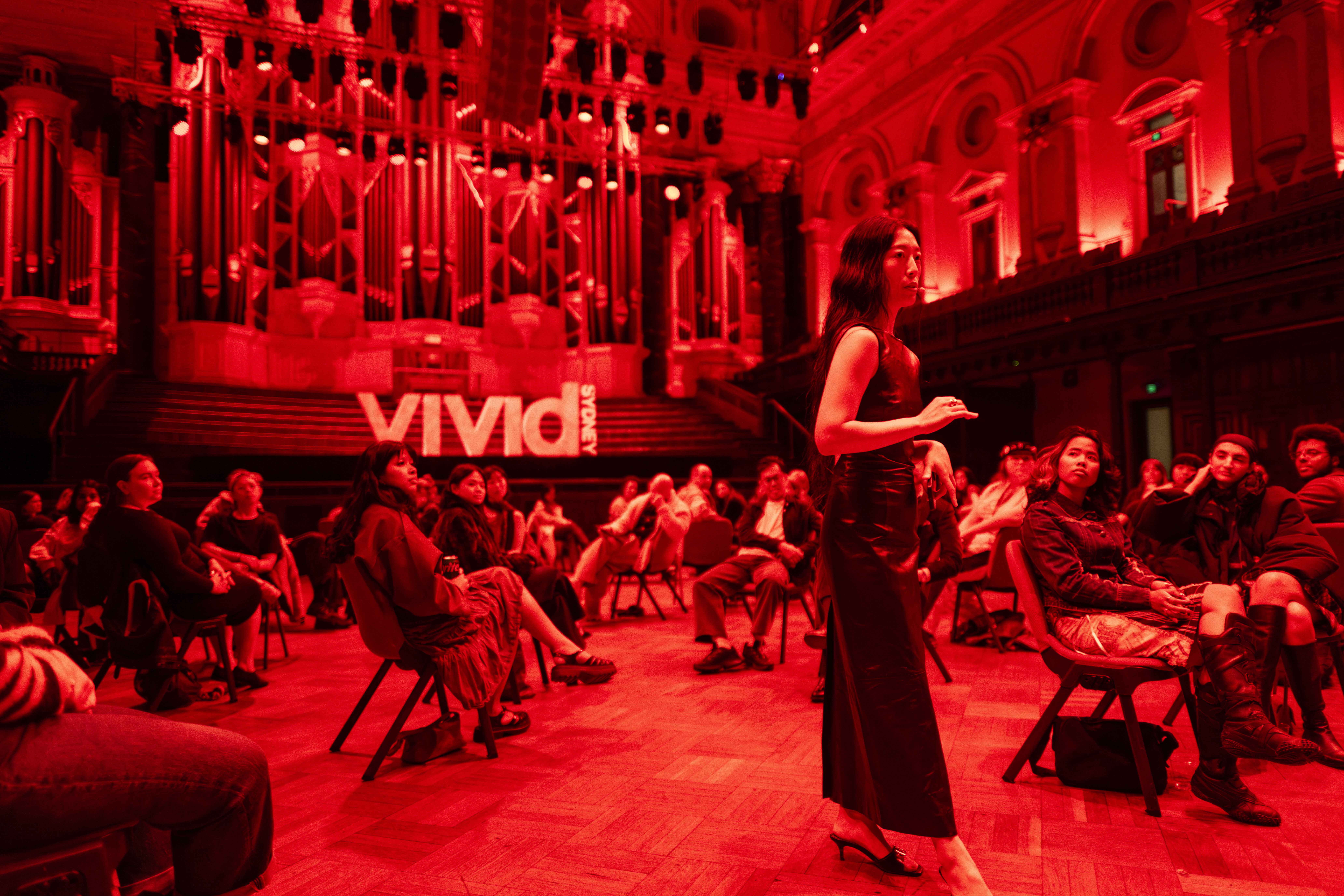 Mindy Seu in Vivid Sydney Photo by Paul McMillan