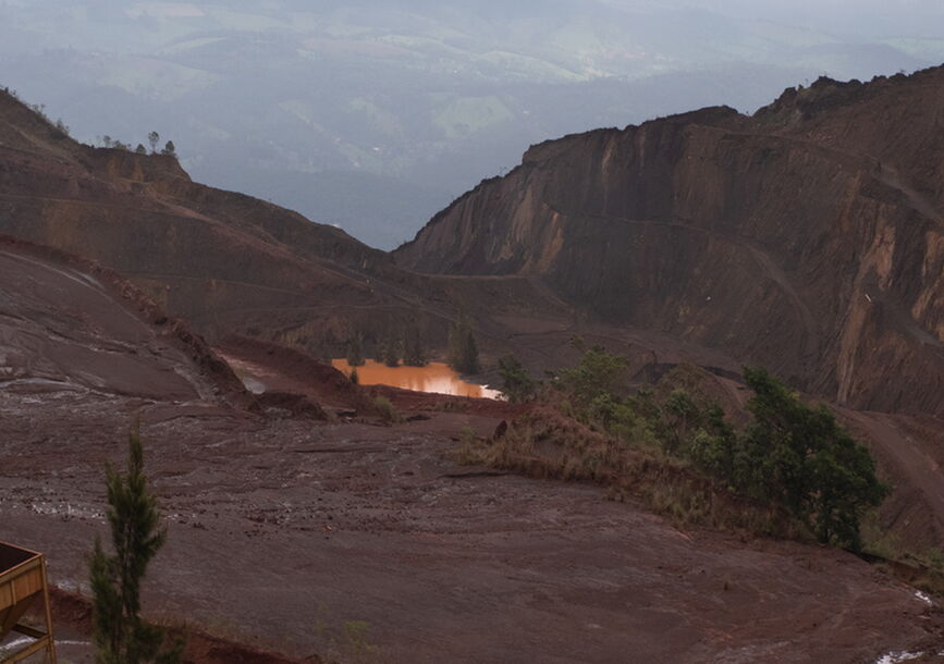 A mountain landscape.