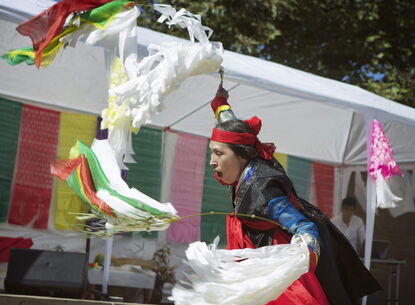 traditional Korean dancer