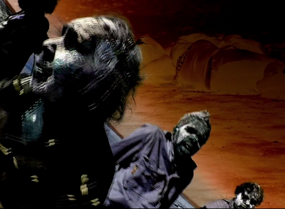 still shot of a film of several zombie-looking figures